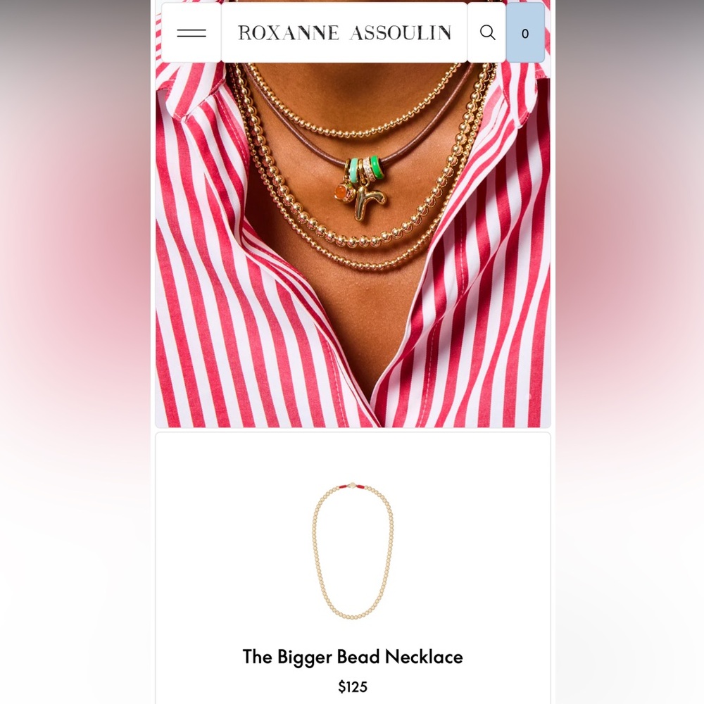 ROXANNE ASSOULIN beaded necklace